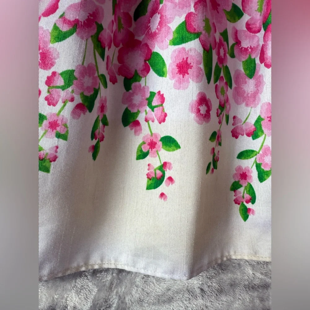 Elegant Pink Floral Kids‎ Dress